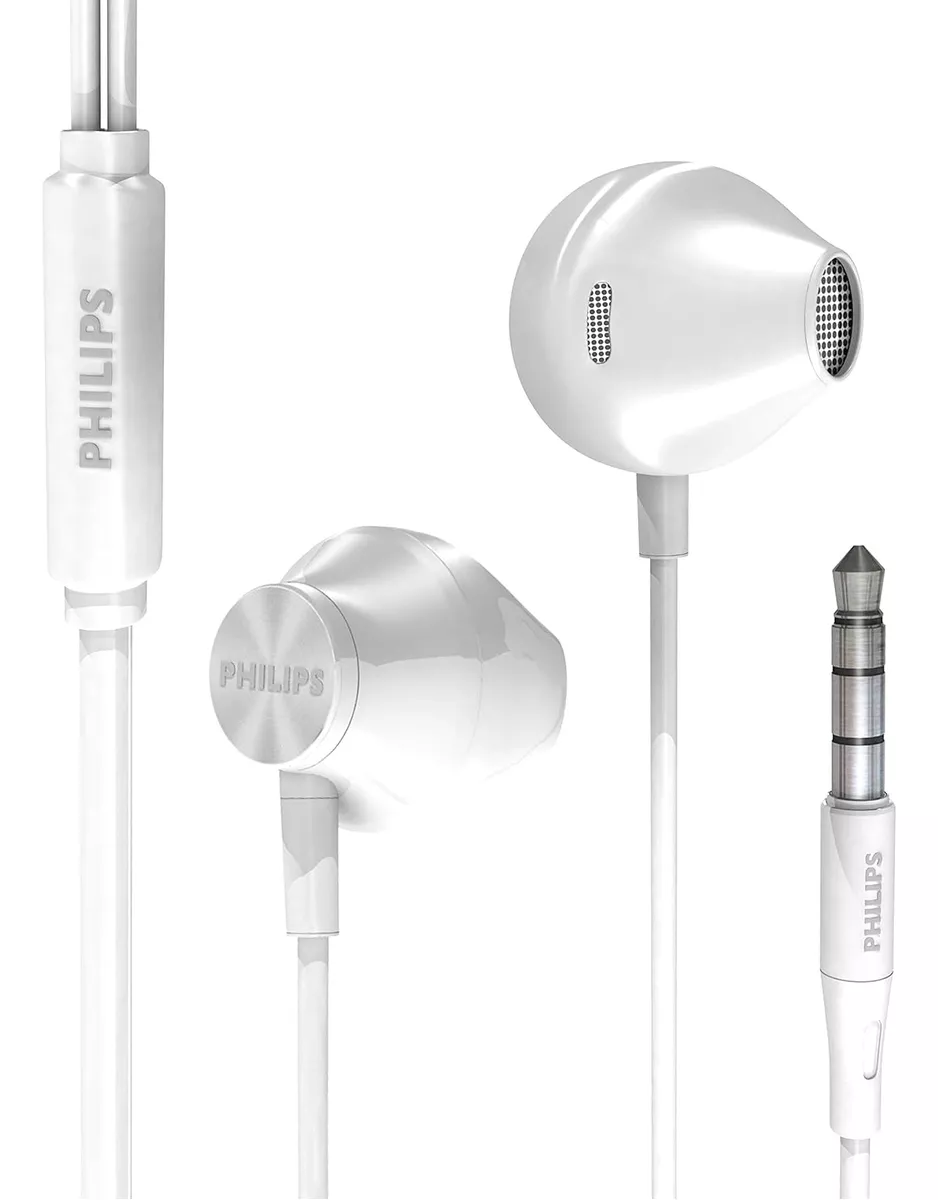 Auricular Con Micrófono Philips Taus101 Earbuds In-ear Blancos