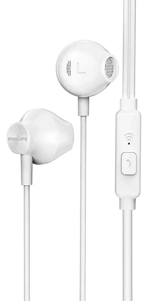Auricular Con Micrófono Philips Taus101 Earbuds In-ear Blancos
