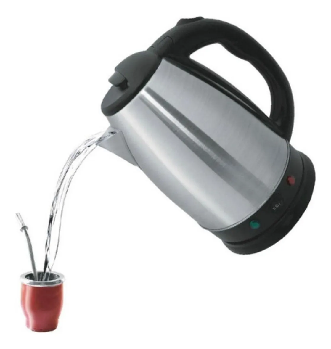 Jarra Pava Electrica Hytoshy Metalica Con Corte Mate 2 L