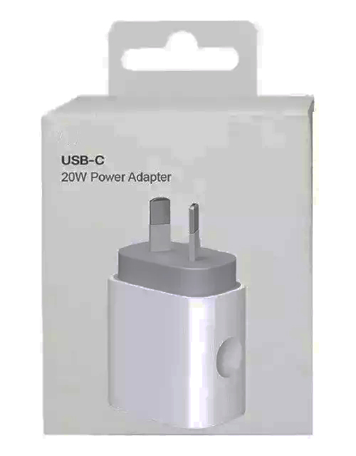 Cabezal Cargador Rápido 35W USB C Fuente Para iPhone 11 12 13 14 Pata Oblicua (Generico)