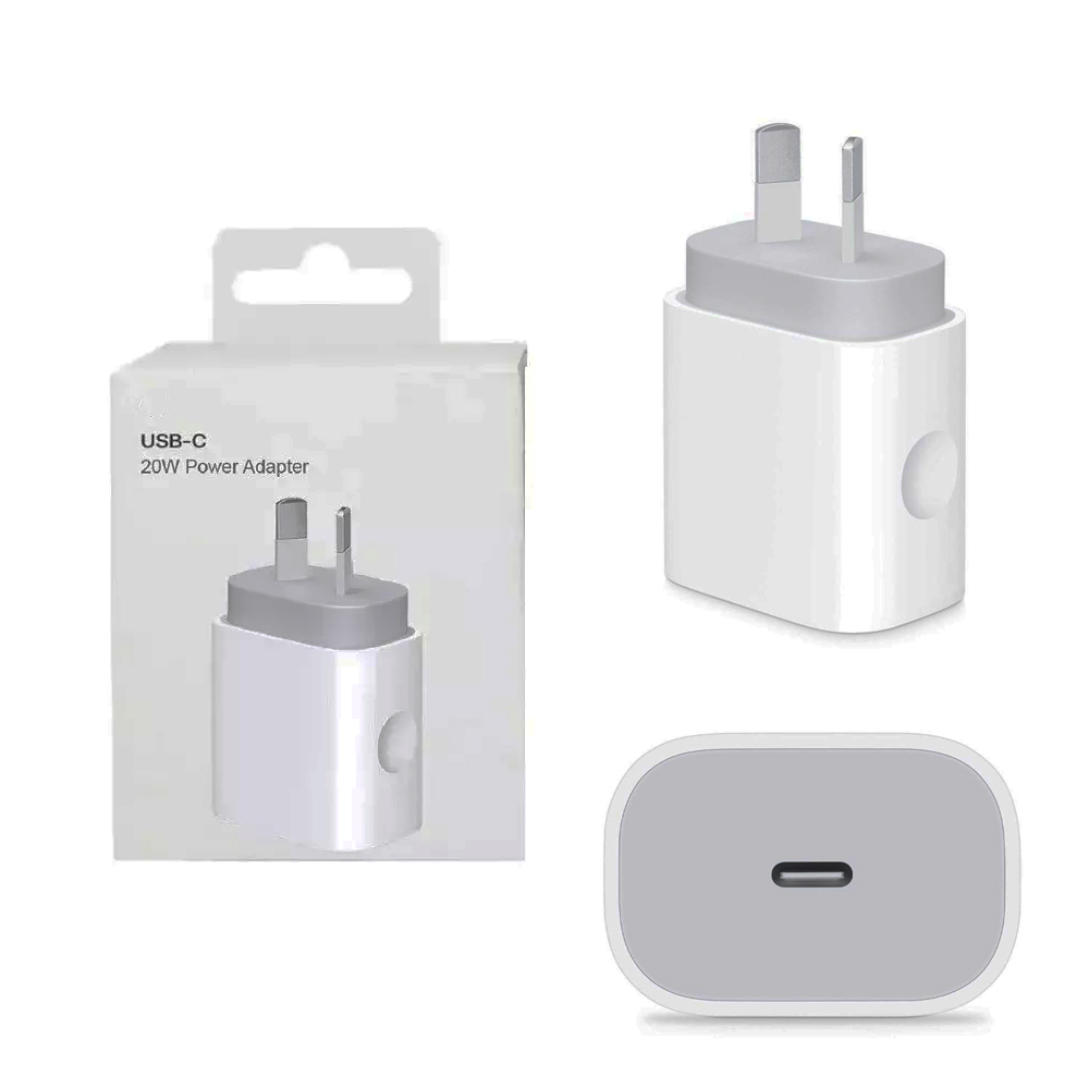 Cabezal Cargador Rápido 35W USB C Fuente Para iPhone 11 12 13 14 Pata Oblicua (Generico)