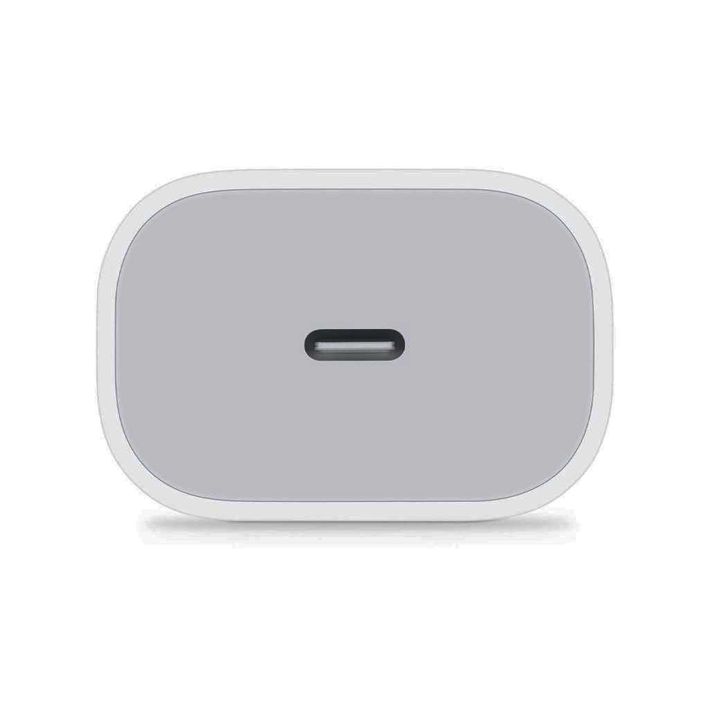 Cabezal Cargador Rápido 35W USB C Fuente Para iPhone 11 12 13 14 Pata Oblicua (Generico)
