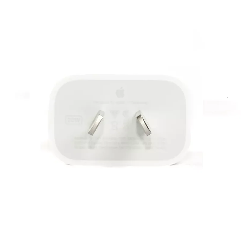 Cargador Rápido Power 20w Usb-c Para iPhone 15/ Pro/ Max Pata Oblicua (Generico)