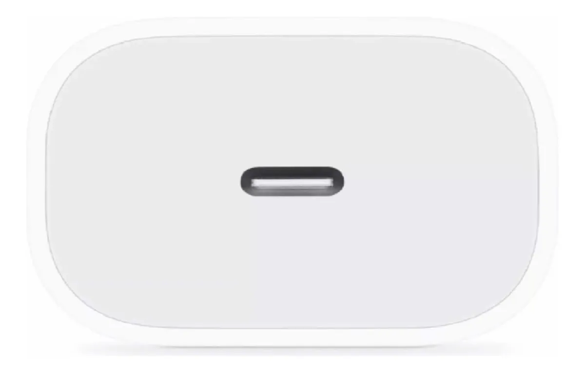Cargador Rápido Power 20w Usb-c Para iPhone 15/ Pro/ Max Pata Oblicua (Generico)