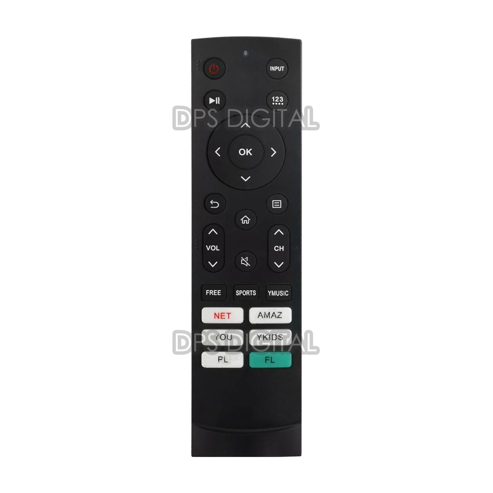 (LCD-552) Control Remoto Para Smart TV Noblex Hisense Black Series