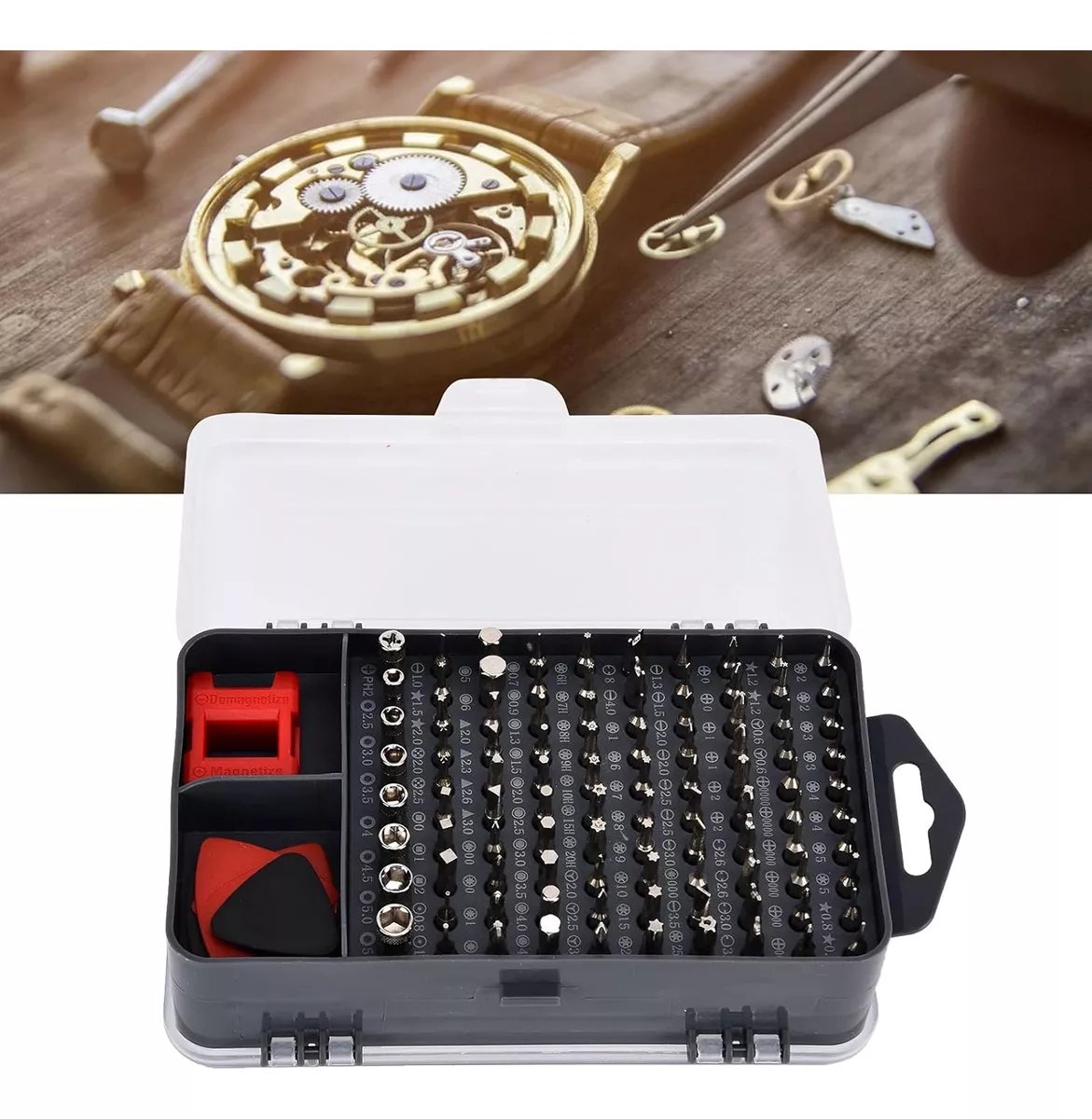 Kit Herramientas Destornilladores Precision 115 En 1