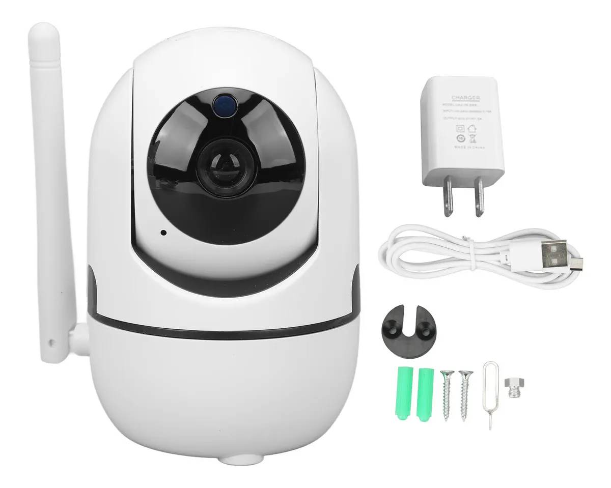 Camara De Seguridad Ip Wifi P2p Hd 360° Vision Nocturna Celular