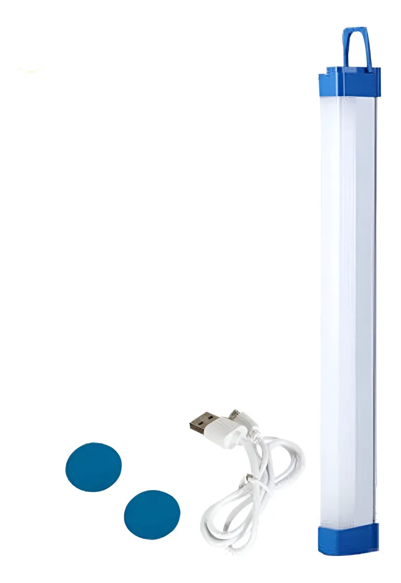 Liston Led Luz De Emergencia Recargable Usb Lampara Resistente Iman