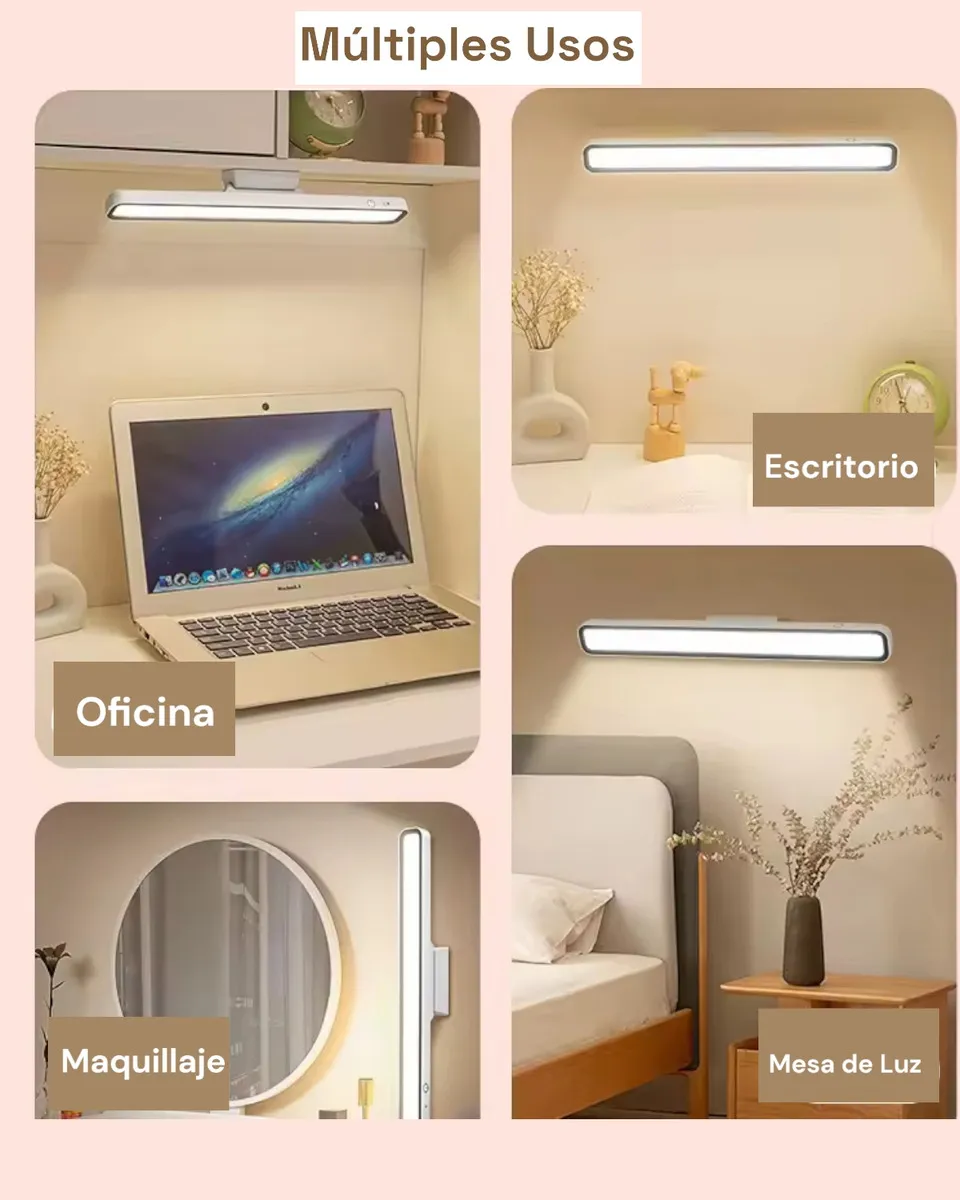 Luz Led Magnetico Adhesivo Frio Calido Neutro Luz Blanco frío