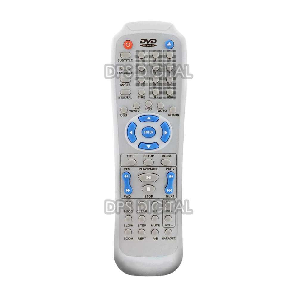 (DVD-2072) Control Remoto DVD Para Trevix Vtrek Admiral Audiologic