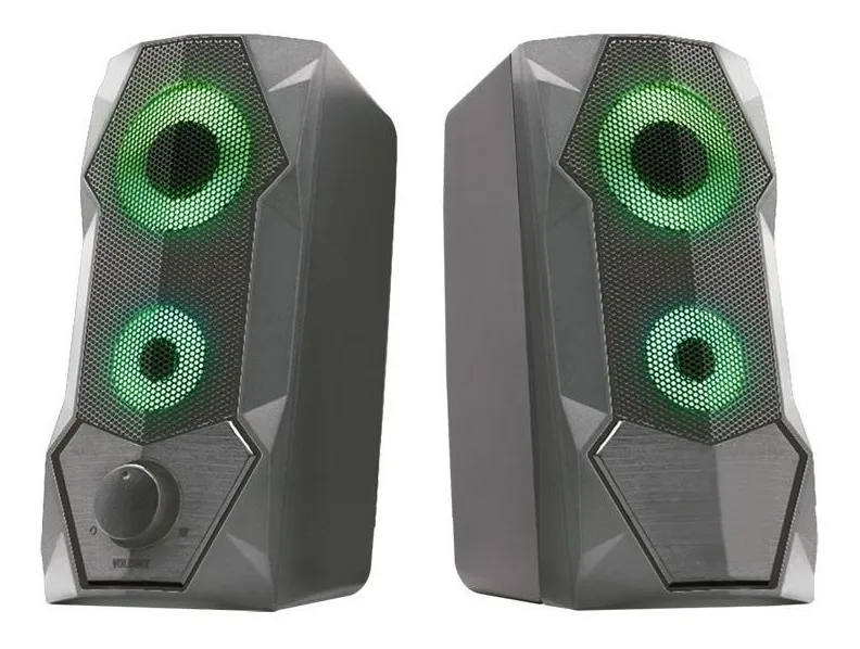 Parlantes Para Pc 2.0 Usb Gamer Led Noga Ng-301p