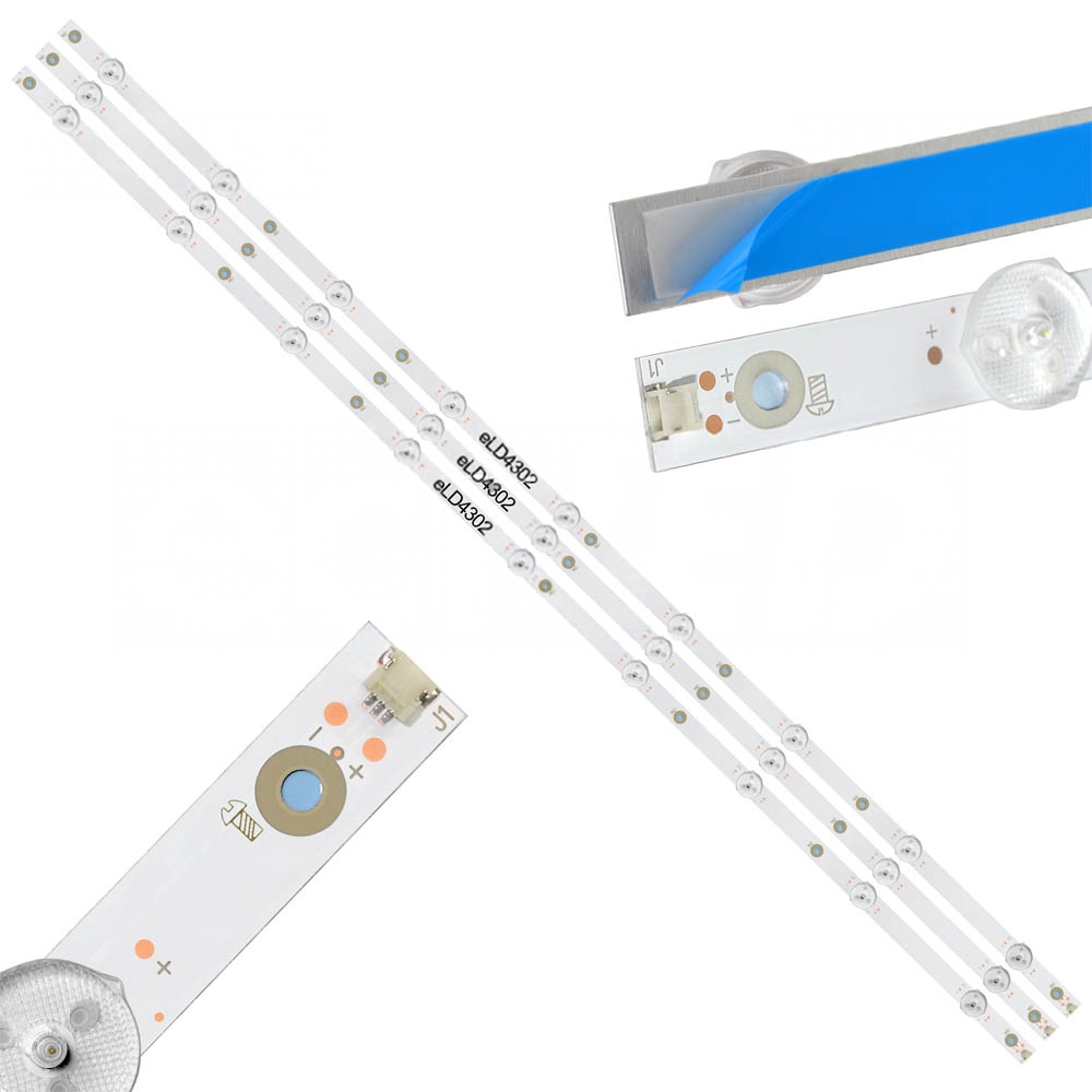 Kit Tiras Led Philips 43pfg5813 Aoc 43s5295 Eld4302