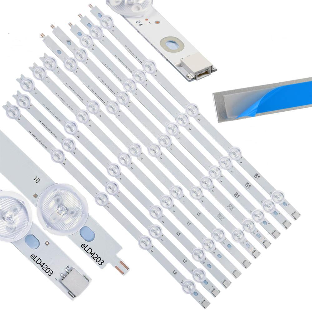 Kit Tiras Led Tv 42ln5700 / 42la6130 / 42la6200 Eld4203