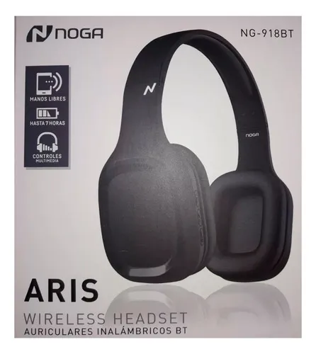 Auriculares Vincha Inalámbricos Noga Aris NG-918BT Negros