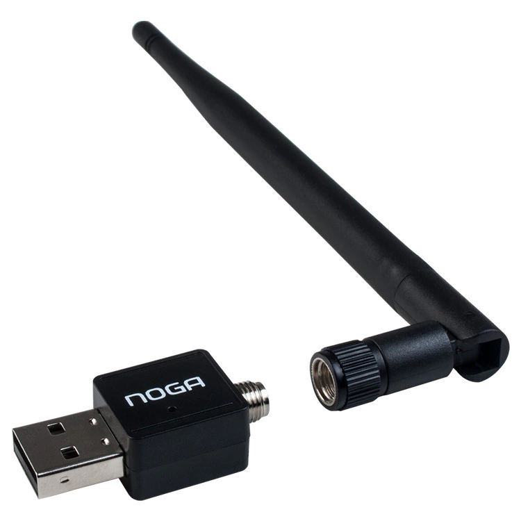 Antena Wifi Usb Adaptador Placa De Red Internet 150mbs Noga Uw02 Externa