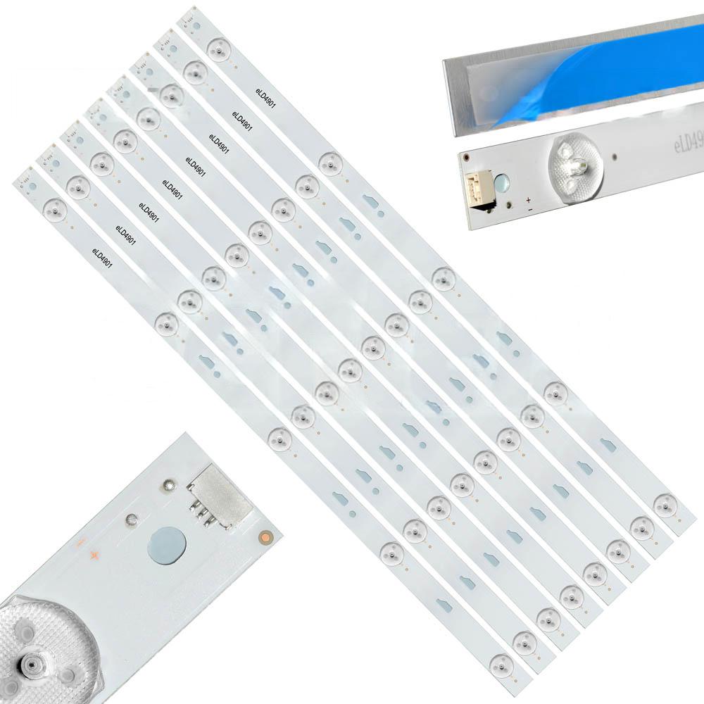 Kit Tiras Led Dwled-49uhd 49d1600 Dwled-49fhd2 Eld4901
