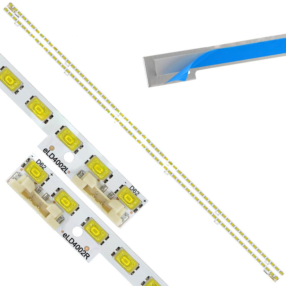 Kit 2 Tiras Led Un40d5500 Un40d5003bg Un40d6000 Eld4002