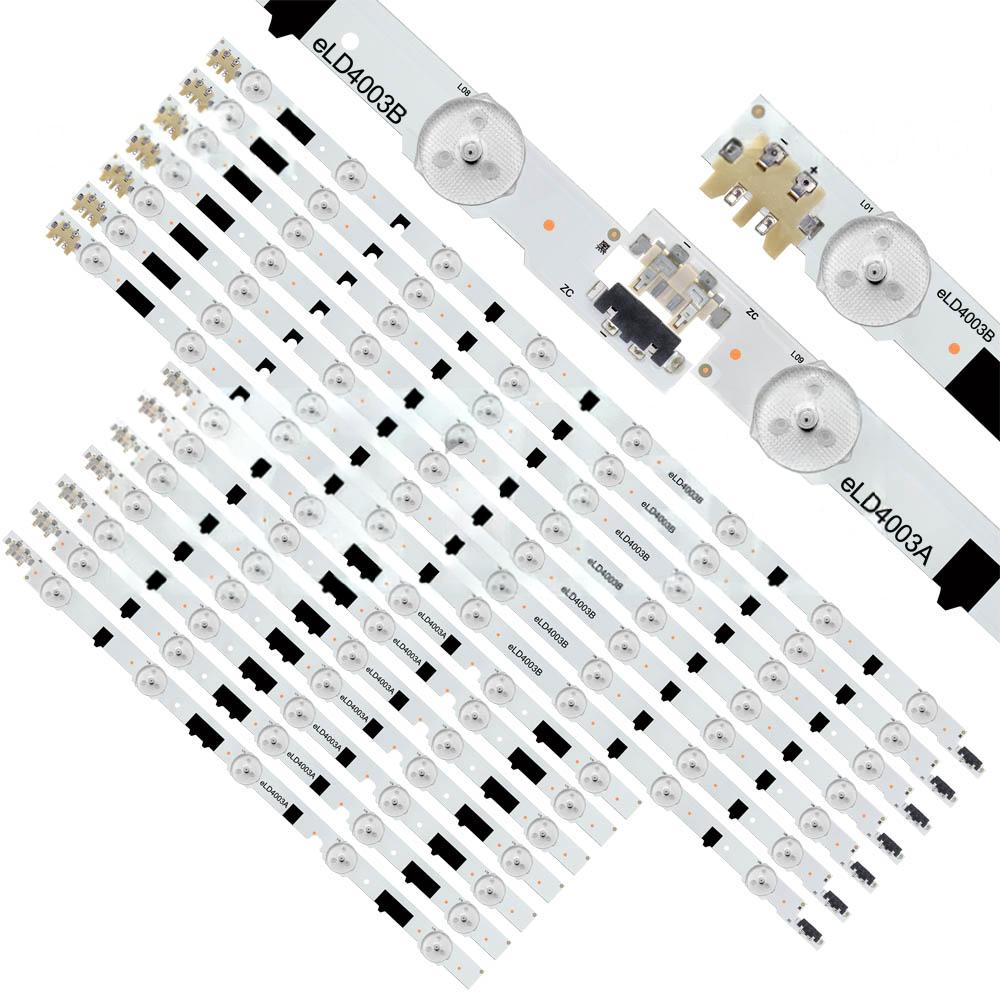 Kit Tira Led Un40f5000 Un40f5500 Un40f6100 Eld4003
