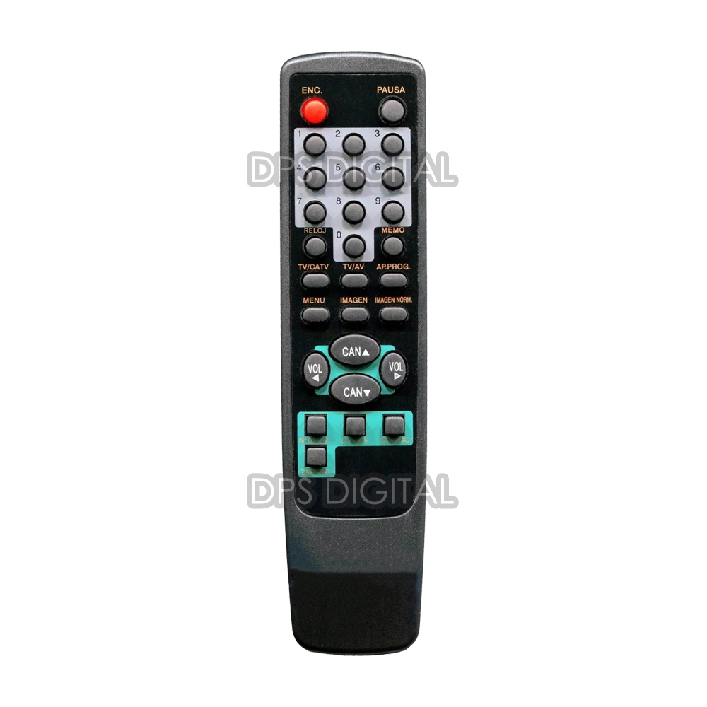 (TV-025) Control Remoto TV Admiral Crown Mustang Noblex Philco