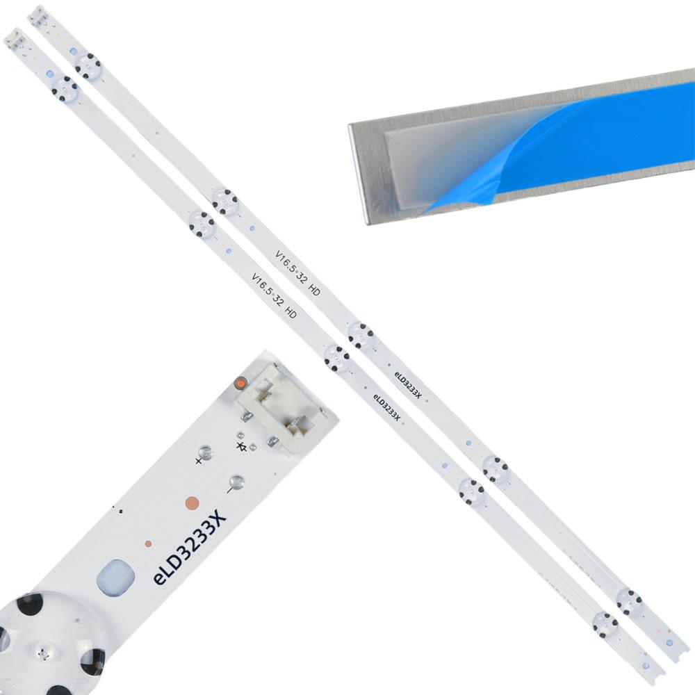 Tiras De Led Para 32lj601c 32lj520b 32lh575b Eld3233x