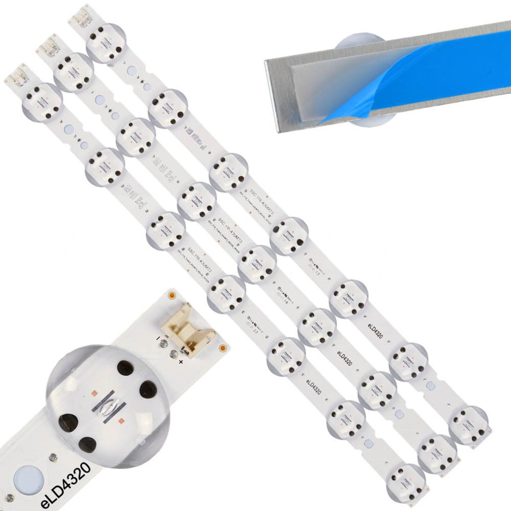 Tiras De Led Para 43uk6520 43um7300 43un7300 43us660 Eld4320