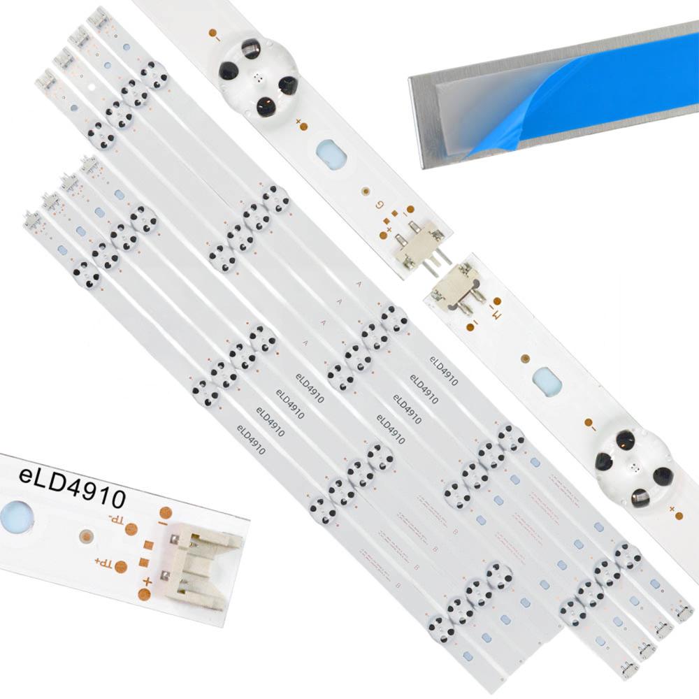 Tiras De Led Para 49uf6400 49uh6030 9 Led Eld4910