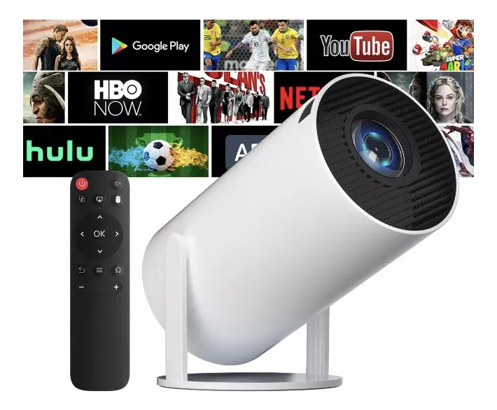 Proyector Led Smart Android Full HD 4500 Lumenes Wifi Bluetooth