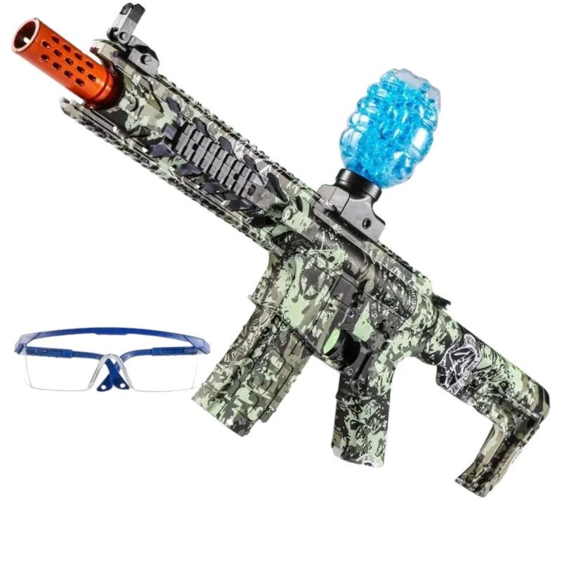 Pistola Hidrogel Ametralladora Juguete Con Municiones Recargable Usb