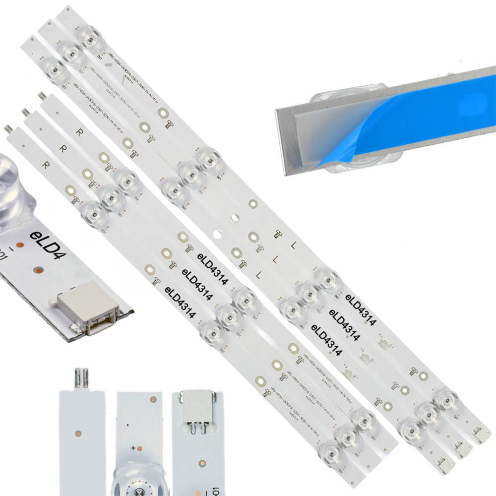 Tira De Led Para Philips 43pfd6825/77 4+3 Led Eld4314