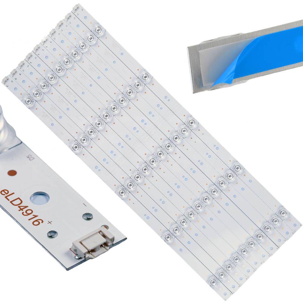 Tira De Led Para Skyworth Sw49s6sug Sw49s05 Eld4916