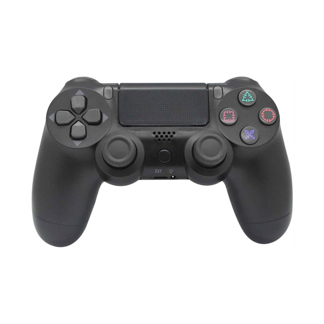 Joystick Inalámbrico Compatible Con Ps4 Doubleshock 4 Negro Con Cable De Carga