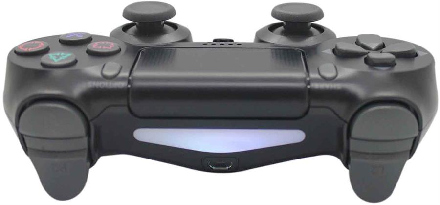 Joystick Inalámbrico Compatible Con Ps4 Doubleshock 4 Negro Con Cable De Carga