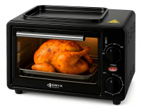 Horno Eléctrico De Mesa Oryx 10 Lts Control Temperatura 1000w Negro