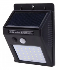 Panel Reflector Solar 30 Led 6w Ip 65 Para Exterior Fijo Blanco Frío