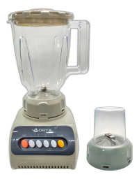 Licuadora Con Molinillo Oryx 1.5L Jarra de Vidrio 2 En 1