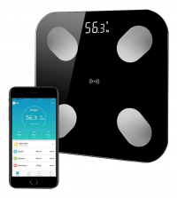 Balanza Digital De Baño Bluetooth Familiar Ultra Slim 180kg