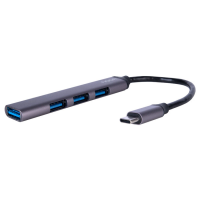Hub Usb Con Conector Tipo C 4 Puertos Usb 3.0 Noga NGH-51