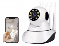 Camara De Seguridad Ip Wifi Hd Con Movimiento Graba Audio