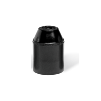 Portalámparas Plástico Zócalo E27 Rosca Común Edison Color Negro