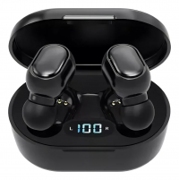 Auriculares In-ear Inalambricos E6S Negro Indicador De Carga