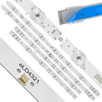Tiras De Led Para Dk43x5100 Pld43fs21a Lce43sf1500 Eld4321