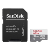 Tarjeta De Memoria Microsdhc Sandisk Sd 32 Gb Ultra+adaptador 100mb/s
