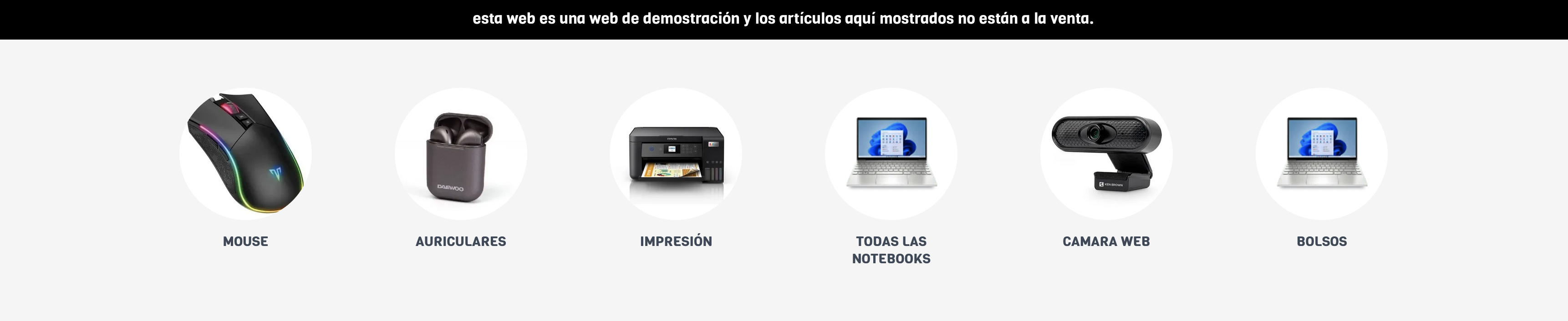 Carrusel Categorias Destacadas