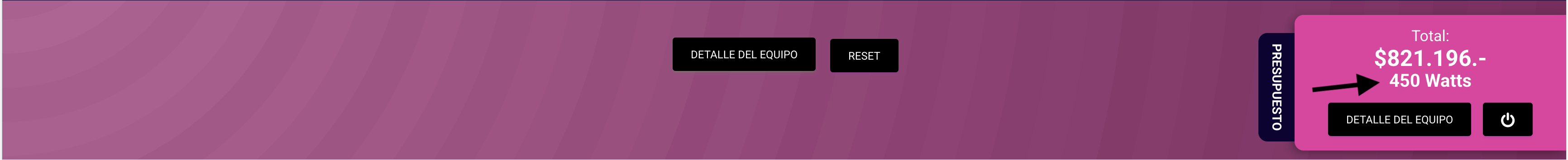 Configuracion de Watts