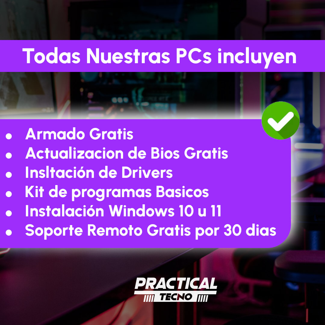 Pc Practical Kit Amd | Ryzen 5 8500g | 16gb Ram Ddr5 | Ssd 1tb M.2 | Wifi