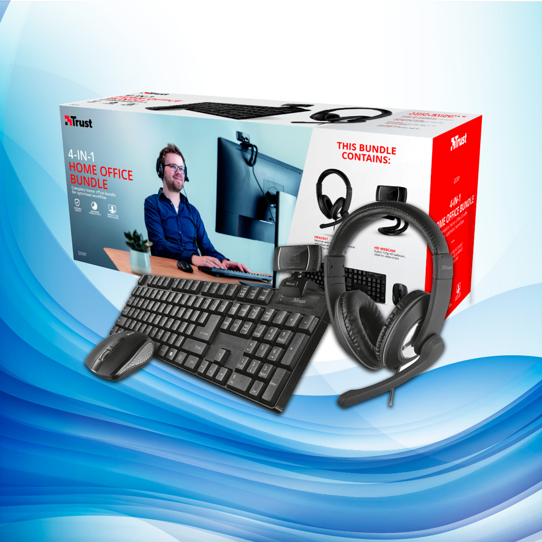 TRUST HOME OFFICE COMBO 4EN1 QOBY