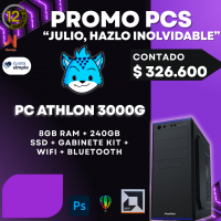 Pc Armada Amd Athlon 3000G - Gabinete KIT