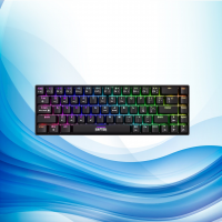 Teclado Raptor Fireclaw M68 Wireless Mecanico Retroiluminado Red Outemu (7336)