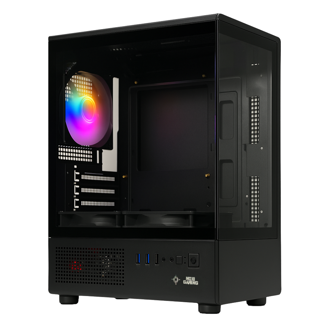 GABINETE NOXI GAMING KURT 3 FANS NEGRO