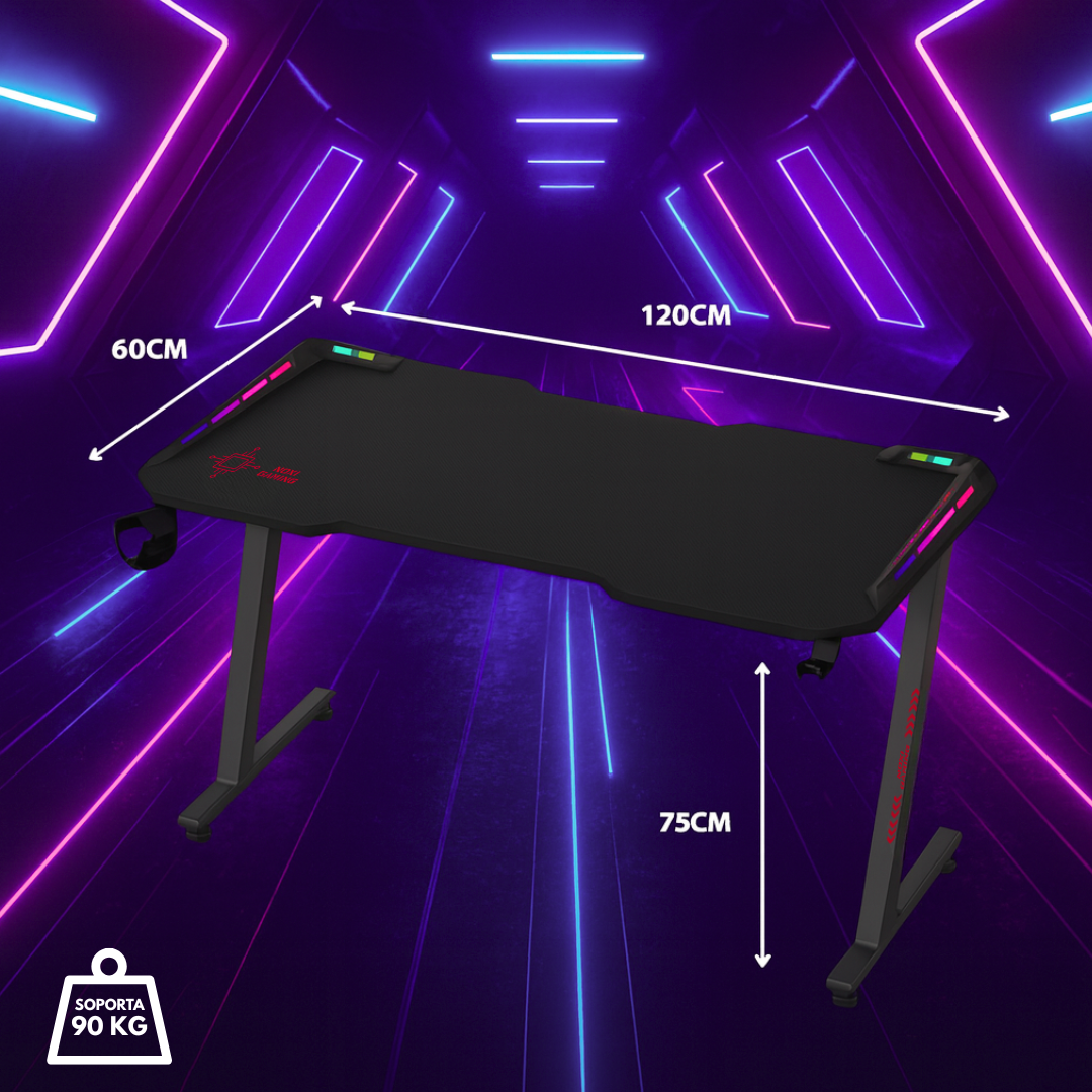 Escritorio Gamer Noxi Gaming Forge - Con Rgb